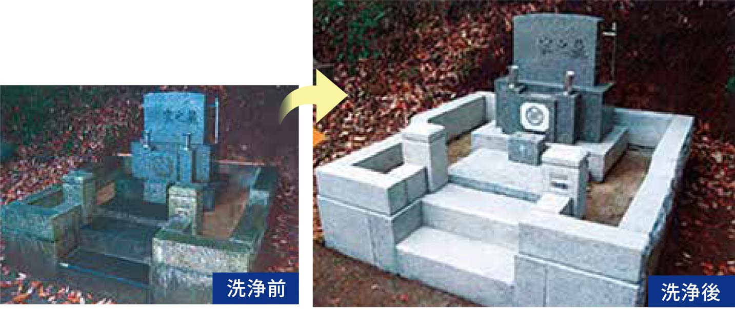 墓石洗浄